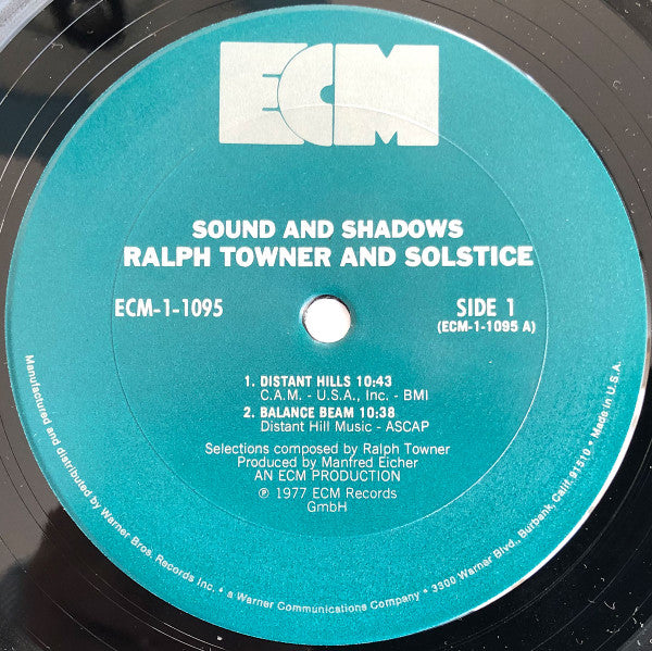 Ralph Towner – Solstice / Sound And Shadows LP vinyl record, image 3 of 4