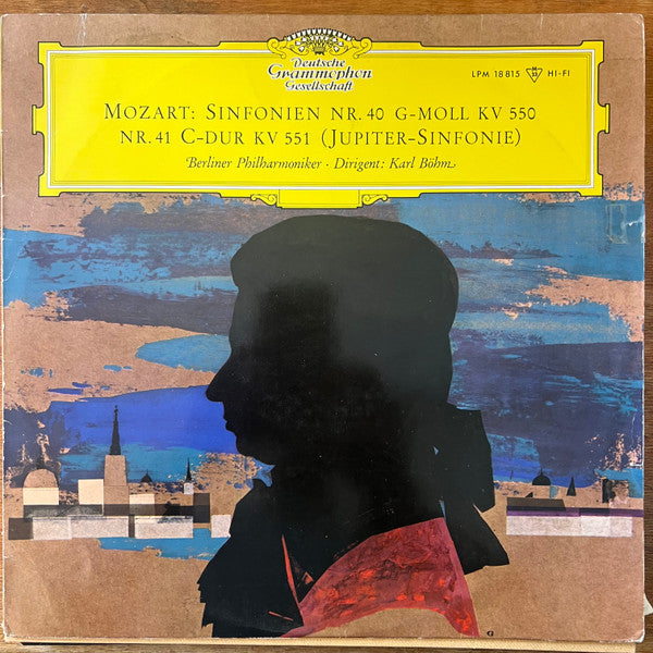 Wolfgang Amadeus Mozart, Berliner Philharmoniker, Karl Böhm – Sinfonien Nr. 40 G-Moll KV 550, Nr. 41 C-Dur KV 551 (Jupiter-Sinfonie) LP vinyl record, image 1 of 4
