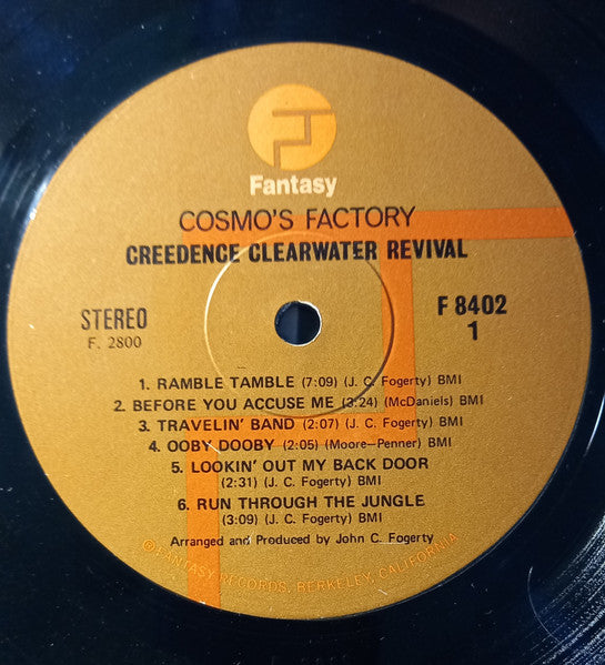 Creedence Clearwater Revival – Cosmo's Factory LP vinyl record, image 5 of 6
