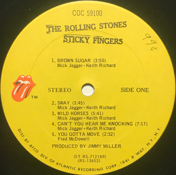 The Rolling Stones – Sticky Fingers LP vinyl record, image 4 of 5