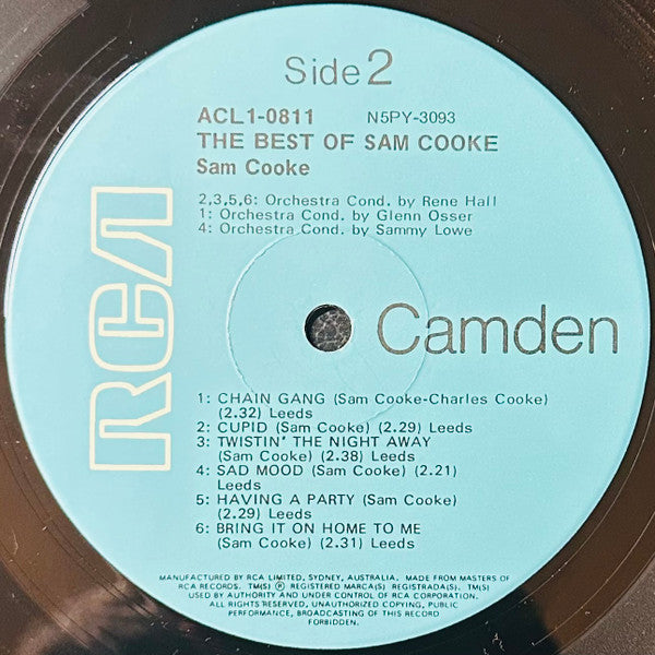 Sam Cooke – The Best Of Sam Cooke LP vinyl record, image 4 of 5