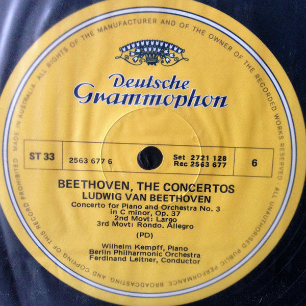 Ludwig van Beethoven – The Concertos LP vinyl record, image 10 of 10