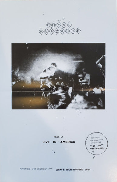 Royal Headache – Live In America LP vinyl record, image 5 of 5
