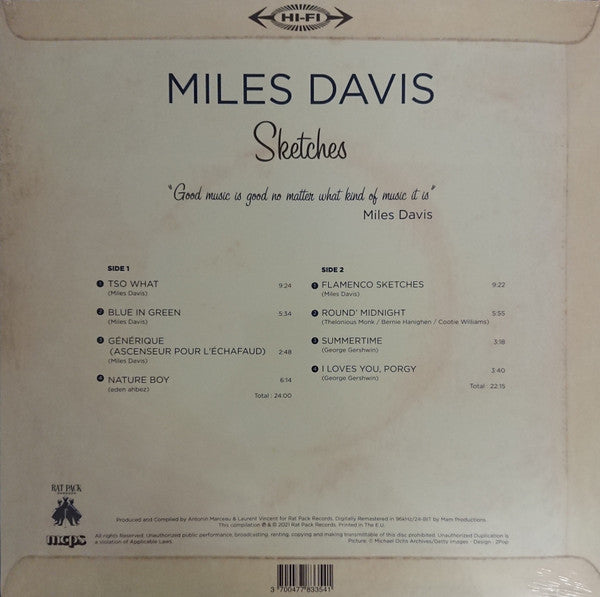 Miles Davis – Sketches LP vinyl record, image 2 of 9