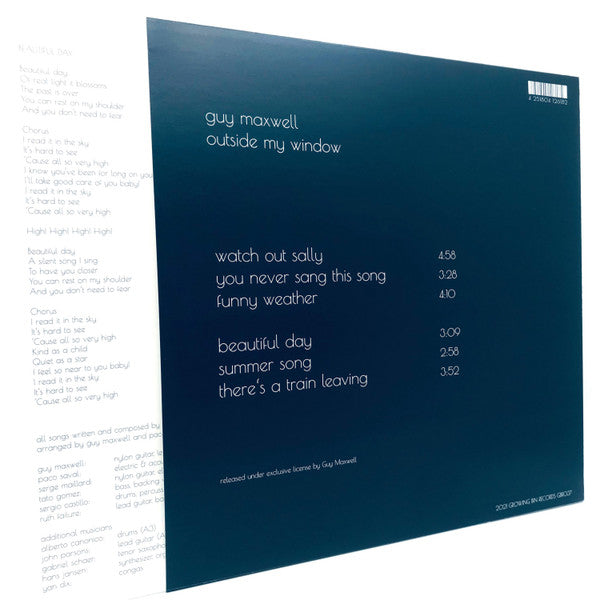 Guy Maxwell – Outside My Window LP vinyl record, image 3 of 3