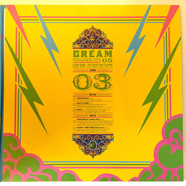 Cream – Royal Albert Hall (London May 2-3-5-6 2005) (3xLP) LP vinyl record, image 6 of 10