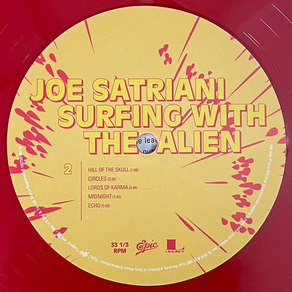 Joe Satriani – Surfing With The Alien LP vinyl record, image 7 of 10