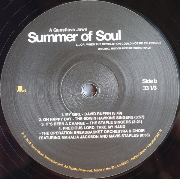 Various – Summer Of Soul (...Or, When The Revolution Could Not Be Televised) (Original Motion Picture Soundtrack) (2xLP) LP vinyl record, image 5 of 10