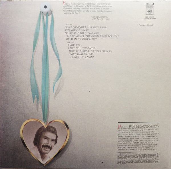 Marty Robbins – Some Memories Just Won't Die LP vinyl record, image 2 of 5