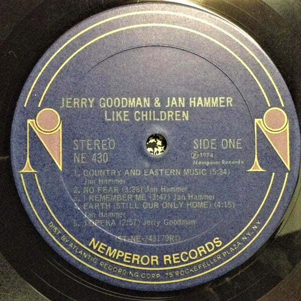 Jerry Goodman, Jan Hammer – Like Children LP vinyl record, image 3 of 10