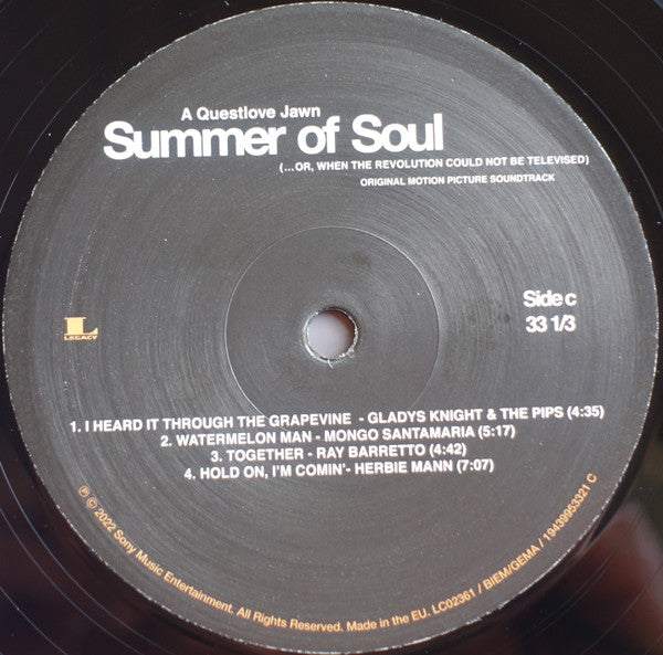 Various – Summer Of Soul (...Or, When The Revolution Could Not Be Televised) (Original Motion Picture Soundtrack) (2xLP) LP vinyl record, image 6 of 10