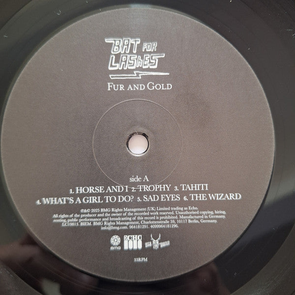 Bat For Lashes – Fur And Gold LP vinyl record, image 4 of 7