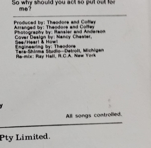 Sixto Rodriguez – Cold Fact LP vinyl record, image 5 of 5