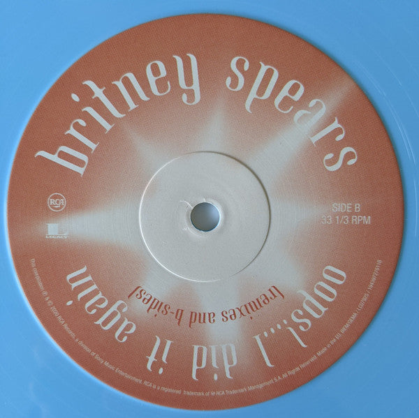 Britney Spears – Oops!...I Did It Again (Remixes And B-Sides) LP vinyl record, image 4 of 10