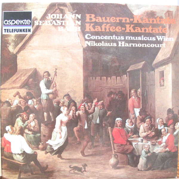 Johann Sebastian Bach, Concentus Musicus Wien, Nikolaus Harnoncourt – Bauern-Kantate Kaffee-Kantate LP vinyl record, image 1 of 4