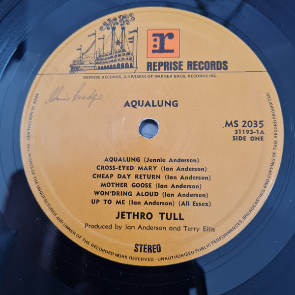 Jethro Tull – Aqualung LP vinyl record, image 3 of 4
