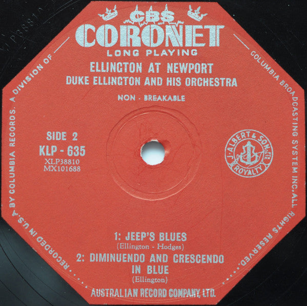 Duke Ellington And His Orchestra – Ellington At Newport LP vinyl record, image 4 of 4