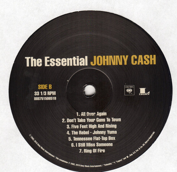 Johnny Cash – The Essential Johnny Cash (2xLP) LP vinyl record, image 4 of 9