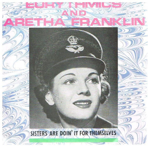 Eurythmics, Aretha Franklin – Sisters Are Doin' It For Themselves 7" vinyl record, image 1 of 4