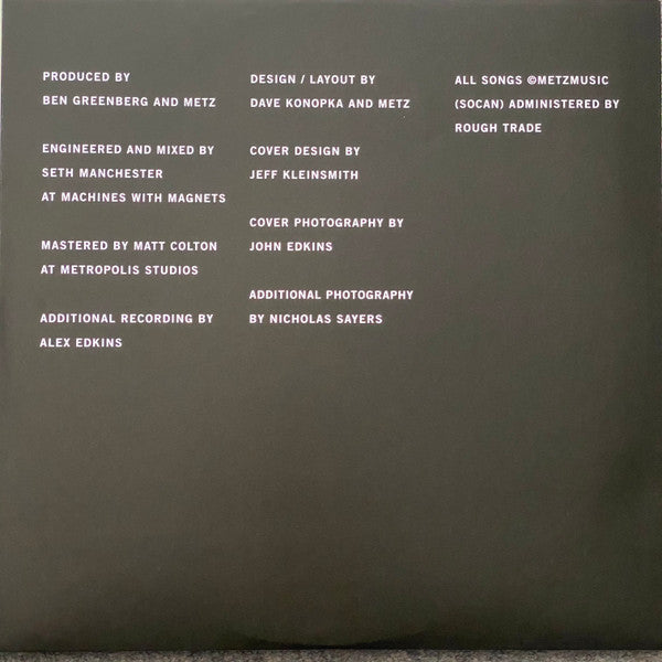Metz – Atlas Vending LP vinyl record, image 6 of 7