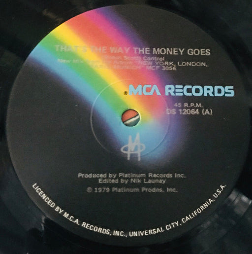 M – That's The Way The Money Goes 12" vinyl record, image 1 of 2
