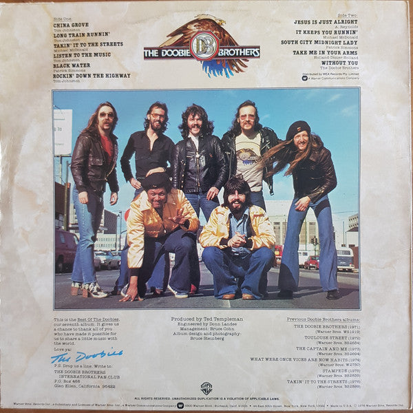 The Doobie Brothers – Best Of The Doobies LP vinyl record, image 2 of 4
