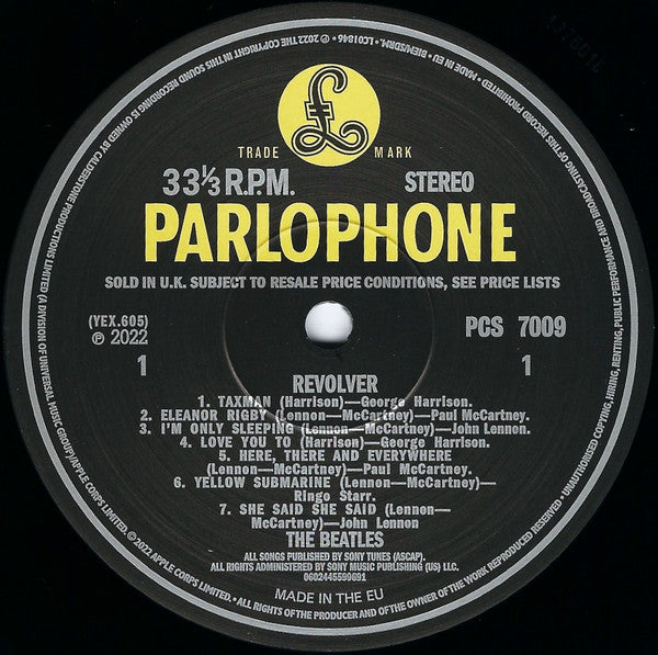 The Beatles – Revolver LP vinyl record, image 3 of 8