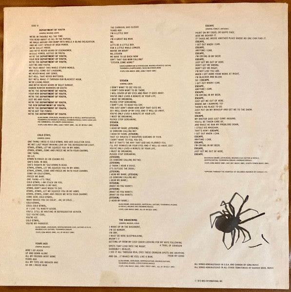 Alice Cooper – Welcome To My Nightmare LP vinyl record, image 6 of 6