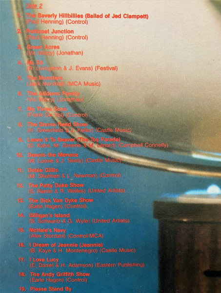 Various – Television's Greatest Hits (65 TV Themes! From The 50's And The 60's) (2xLP) LP vinyl record, image 5 of 10