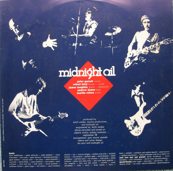 Midnight Oil – Midnight Oil LP vinyl record, image 5 of 6