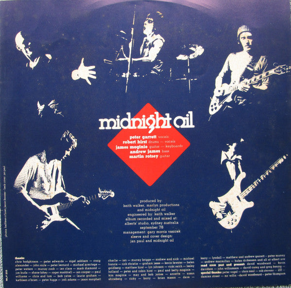 Midnight Oil – Midnight Oil LP vinyl record, image 5 of 6