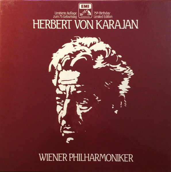Herbert von Karajan, Wiener Philharmoniker – 75th Birthday Limited Edition (4xLP) LP vinyl record, image 1 of 10