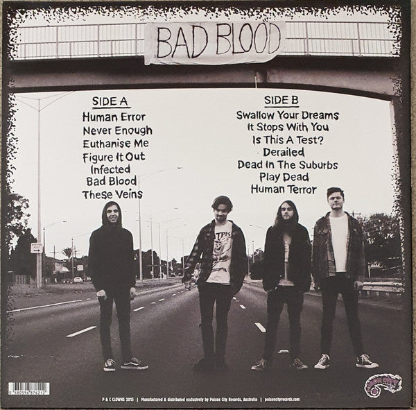 Clowns – Bad Blood LP vinyl record, image 2 of 5