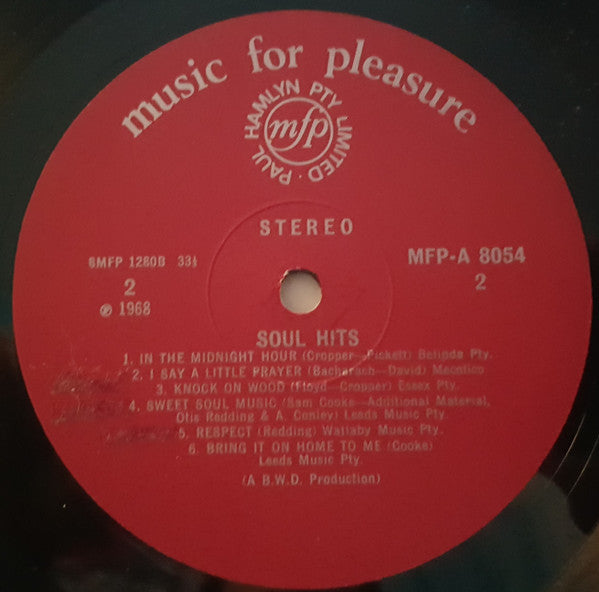 BWD Orchestra – Soul Hits LP vinyl record, image 4 of 4