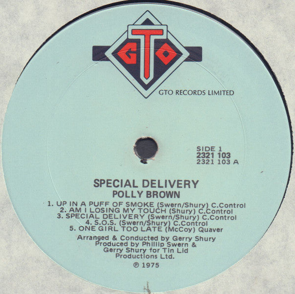 Polly Brown – Special Delivery LP vinyl record, image 3 of 4