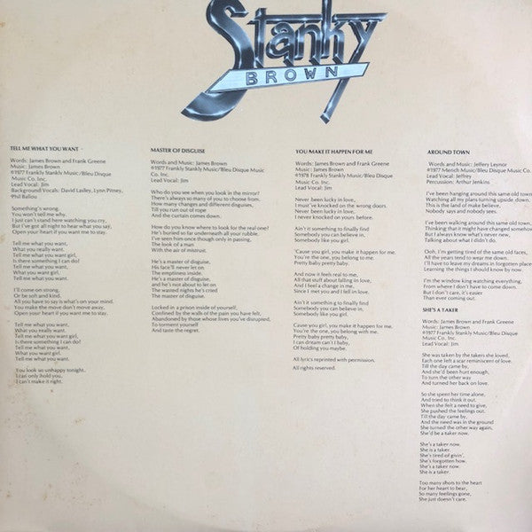 The Stanky Brown Group – Stanky Brown LP vinyl record, image 3 of 6