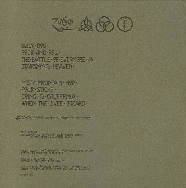Led Zeppelin – Untitled LP vinyl record, image 7 of 10