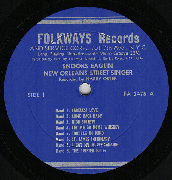 Snooks Eaglin – New Orleans Street Singer LP vinyl record, image 3 of 6