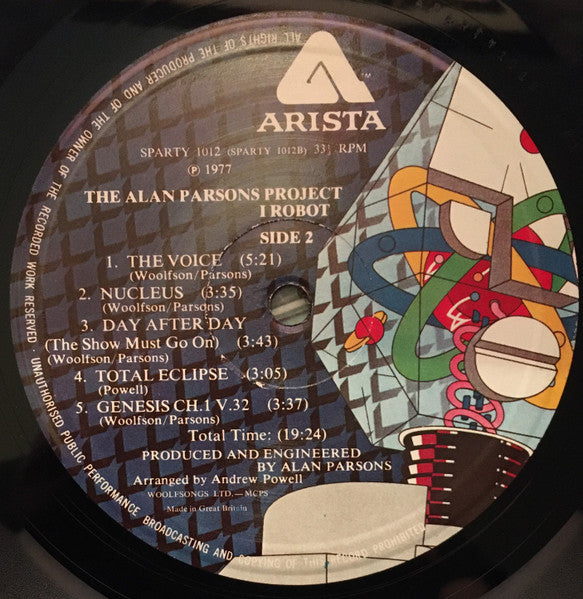 The Alan Parsons Project – I Robot LP vinyl record, image 5 of 9