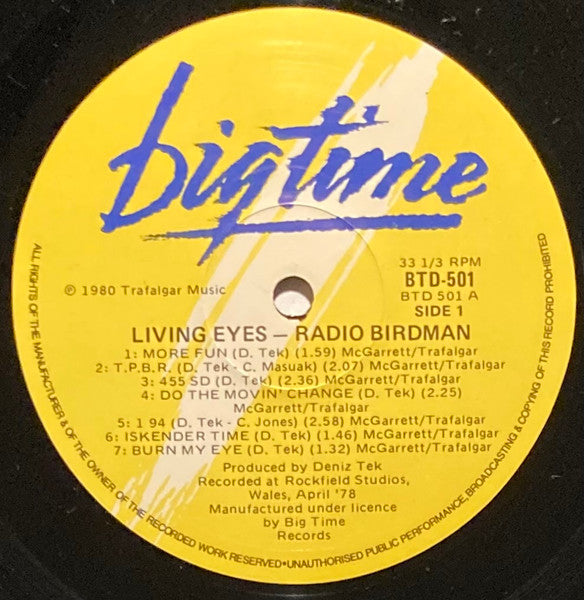 Radio Birdman – Living Eyes/ Radios Appear (Overseas Version) (2xLP) LP vinyl record, image 3 of 6