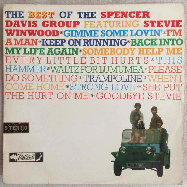 The Spencer Davis Group – The Best Of The Spencer Davis Group, Featuring Stevie Winwood LP vinyl record, image 1 of 4