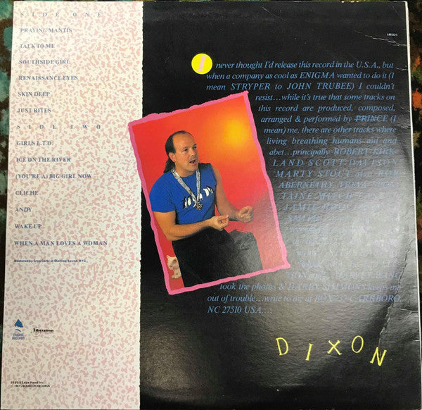 Don Dixon – Most Of The Girls Like To Dance But Only Some Of The Boys Like To LP vinyl record, image 2 of 4