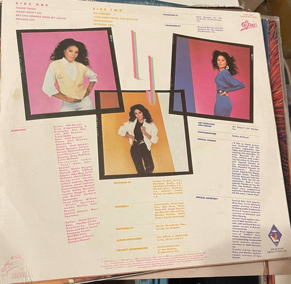 La Toya Jackson – Heart Don't Lie LP vinyl record, image 2 of 4
