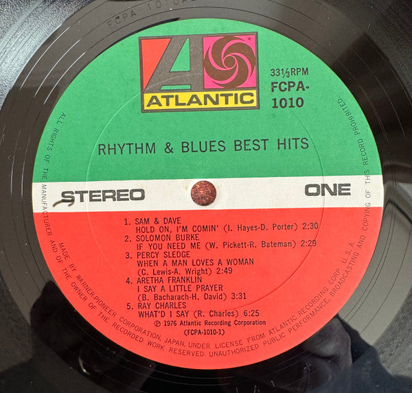 Various – Rhythm & Blues Best Hits LP vinyl record, image 3 of 4