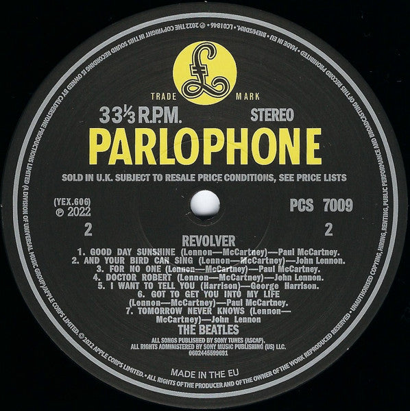 The Beatles – Revolver LP vinyl record, image 4 of 8