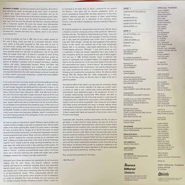 Joe Satriani – Surfing With The Alien LP vinyl record, image 4 of 10