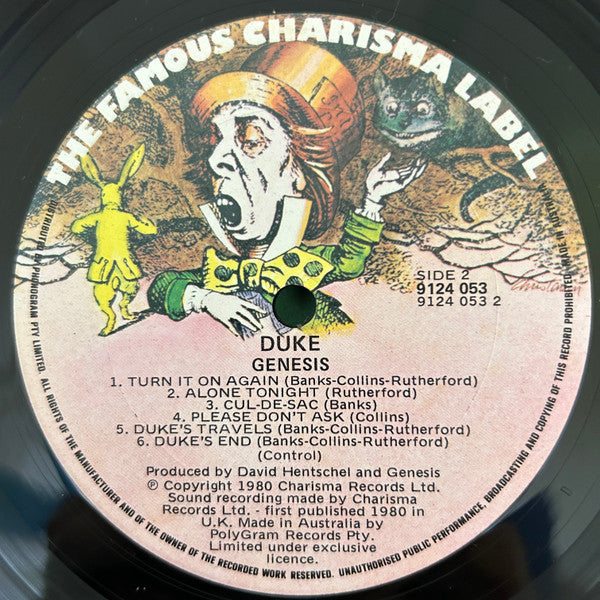 Genesis – Duke LP vinyl record, image 4 of 4