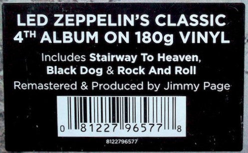 Led Zeppelin – Untitled LP vinyl record, image 9 of 10