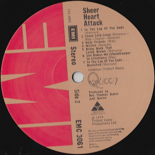 Queen – Sheer Heart Attack LP vinyl record, image 4 of 6