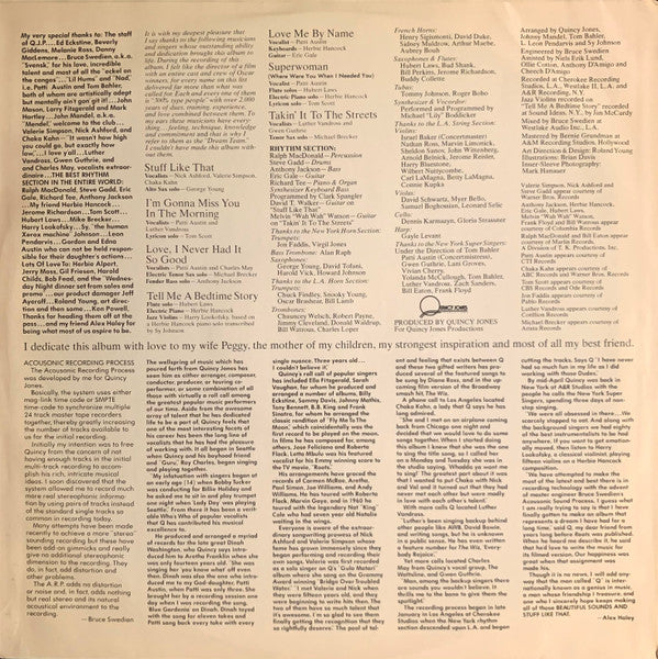 Quincy Jones – Sounds ... And Stuff Like That!! LP vinyl record, image 6 of 9